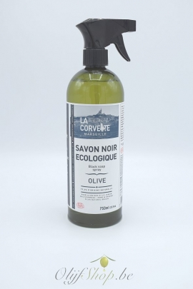 Biologische savon noir in handige spray fles 750 ml